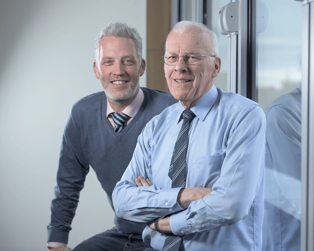 Gareth Wood and Sir Ian Wood